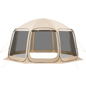Screen House Tent, 15 x 13.8 ft, 12-15 Person Pop Up Screen Tent, Portable Screened in Canopy with Carry Bag, Netting Sides, Ground Stakes, for G