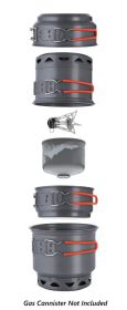 CooTrail 123 HE UL Cook Set with Stove HP BR